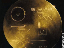 The Voyager spacecraft carry records with 115 images and a variety of natural sounds from Earth, along with music from different cultures and eras.
