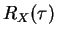 $R_X(\tau)$