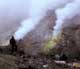 Looking for microbes in Mutnovsky volcano, Kamchatka [photo: Susanne Trent]