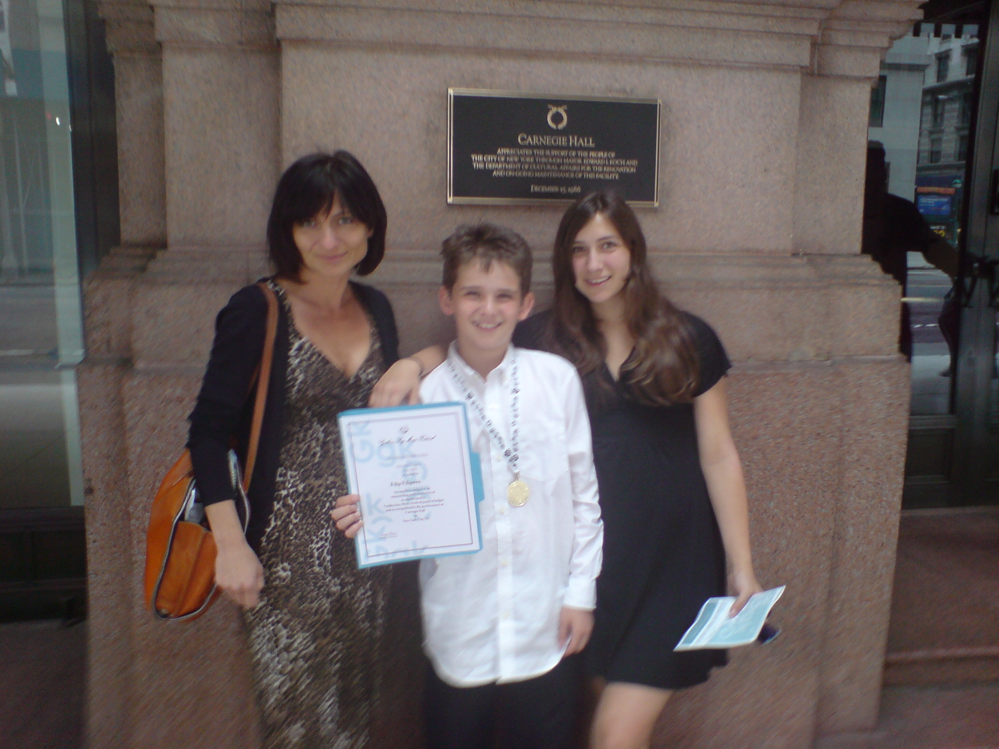 After Filip's performance at Carnegie Hall