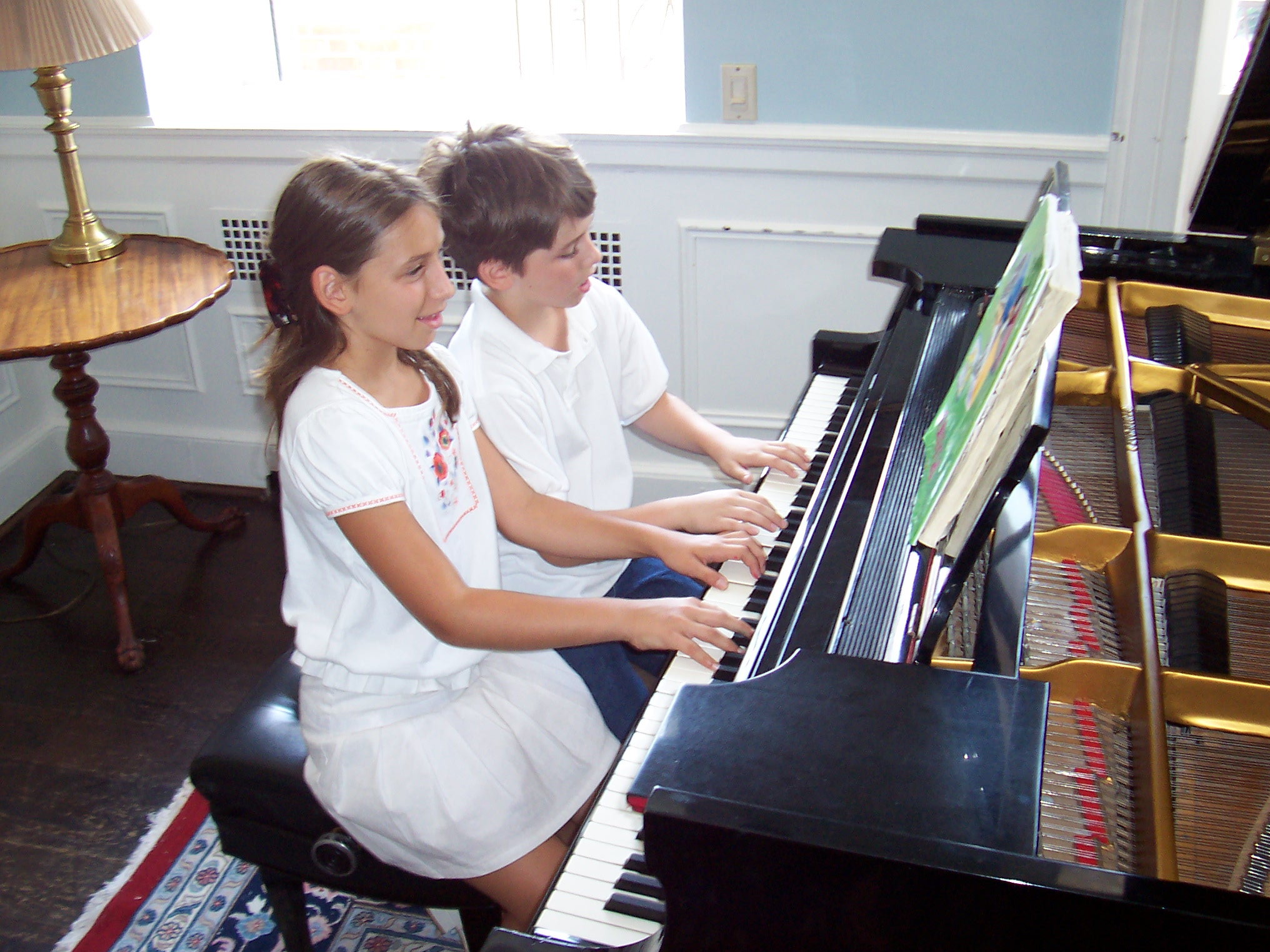 Their first piano duet (2006) 